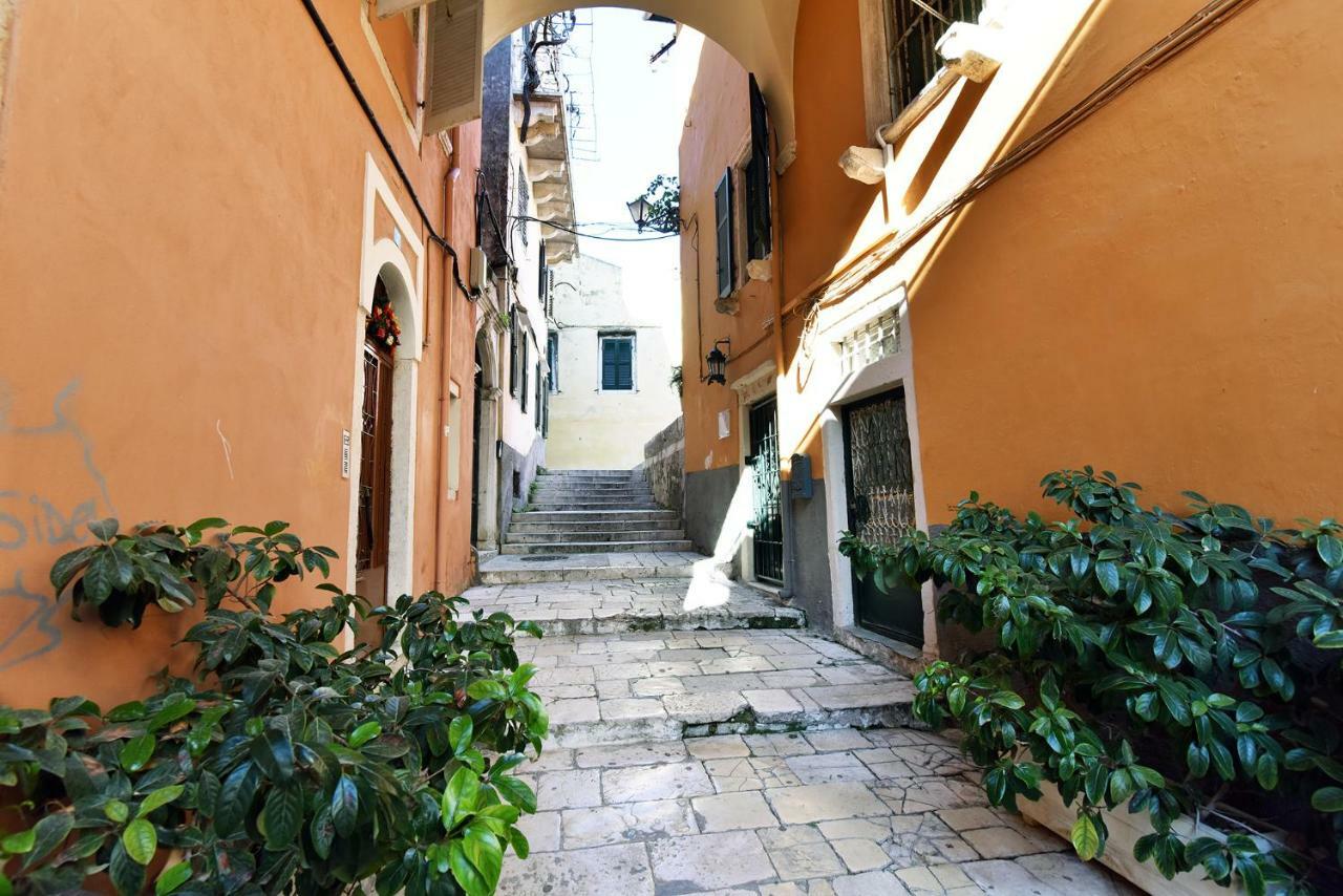 Charming Venetian Town House In The Old Town Of Corfu Villa Corfu  Bagian luar foto